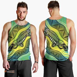 Men Tank Top - Aboriginal Platypus