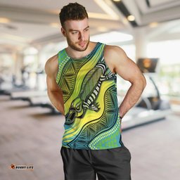 Men Tank Top - Aboriginal Platypus