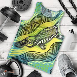 Men Tank Top - Aboriginal Platypus