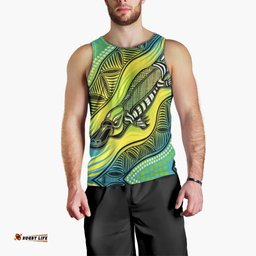 Men Tank Top - Aboriginal Platypus