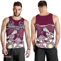 Sea Eagles Men Tank Top Special Indigenous