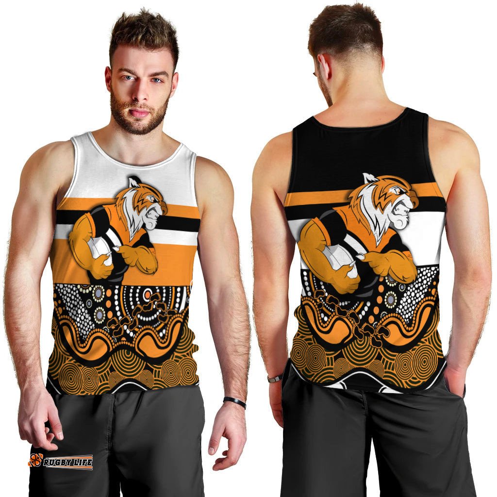Tigers Indigenous Men Tank Top Wests