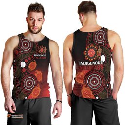 Australia Indigenous Rugby Men Tank Top All Stars Aboriginal Turtle
