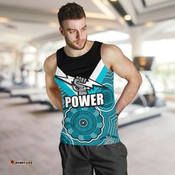 Port Adelaide Men's Tank Top Power
