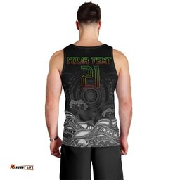 Custom Panthers Rugby Men Tank Top The Starry Night Indigenous