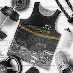 Custom Panthers Rugby Men Tank Top The Starry Night Indigenous