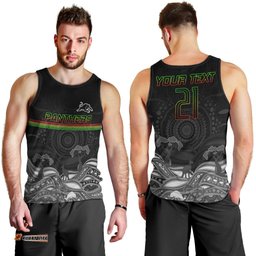 Custom Panthers Rugby Men Tank Top The Starry Night Indigenous
