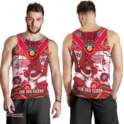 St. George Illawarra Dragons Naidoc Week Custom Men Tank Top - For Our Elders Home Jersey Tank Top