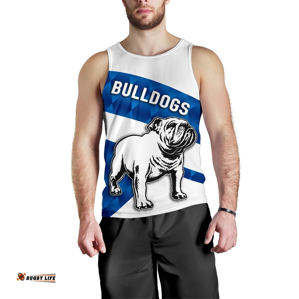 Bulldogs Men Tank Top Sporty Style