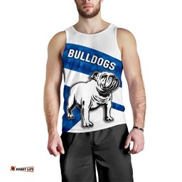 Bulldogs Men Tank Top Sporty Style