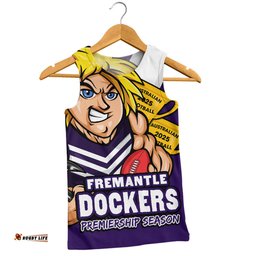 Amazing Aussie Fremantle Australian Football Finals Premiership Spirit Men Tank Top