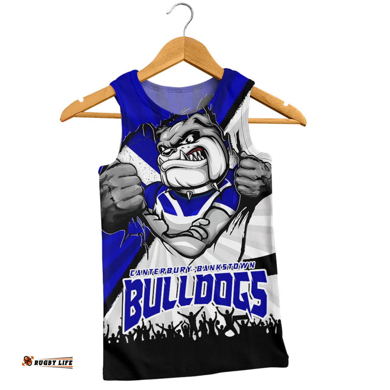 Amazing Aussie Canterbury Bankstown Bulldogs Fearless Soul Series Men Tank Top