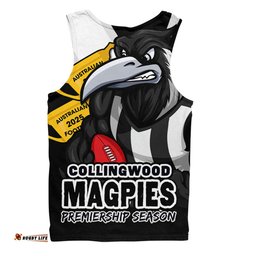 Amazing Aussie Collingwood Australian Football Finals Premiership Spirit Men Tank Top