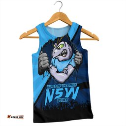 Amazing Aussie New South Wales Blues Origin Battleground Blues Unleashed Men Tank Top