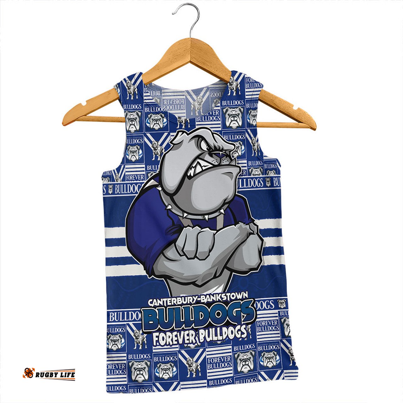 Amazing Aussie Canterbury Bankstown Bulldogs Champion���s Pride Comic Style Men Tank Top