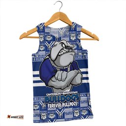 Amazing Aussie Canterbury Bankstown Bulldogs Champion���s Pride Comic Style Men Tank Top