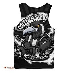 Amazing Aussie Collingwood Premiership Series Flame Edition Men Tank Top