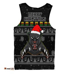 Penrith Panthers Christmas Custom Men Singlet - Special Ugly Christmas Men Singlet