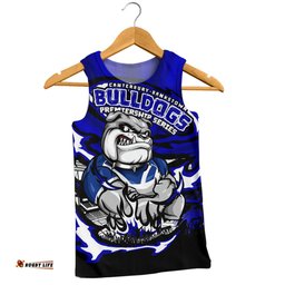 Amazing Aussie Canterbury Bankstown Bulldogs Premiership Series Sports Gear Men Tank Top