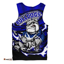 Amazing Aussie Canterbury Bankstown Bulldogs Premiership Series Sports Gear Men Tank Top