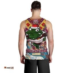 Cane Toads Christmas Men Tank Top - Super Maroon Cane Toads