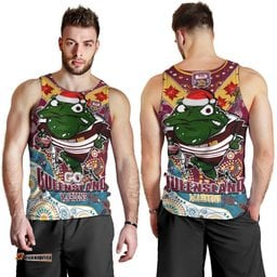 Cane Toads Christmas Men Tank Top - Super Maroon Cane Toads