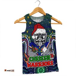 New Zealand Warriors Christmas Custom Men Singlet - Christmas Knit Patterns Vintage Jersey Ugly Men Singlet