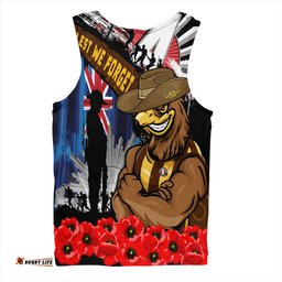 Amazing Aussie Hawthorn Anzac Day Honor United In Spirit Men Tank Top