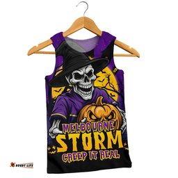 Amazing Aussie Melbourne Storm Dark Moon Rugby Halloween Battle Edition Men Tank Top