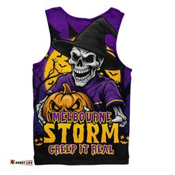 Amazing Aussie Melbourne Storm Dark Moon Rugby Halloween Battle Edition Men Tank Top