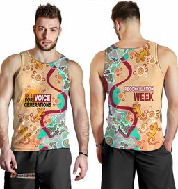 Australia National Reconciliation Week Custom Men Tank Top - Be A Voice For Generations Tank Top