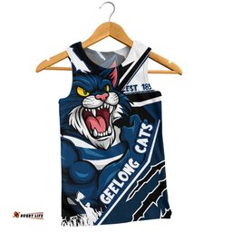 Amazing Aussie Geelong Cats Battlefield Glory Gear Men Tank Top