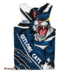 Amazing Aussie Geelong Cats Battlefield Glory Gear Men Tank Top
