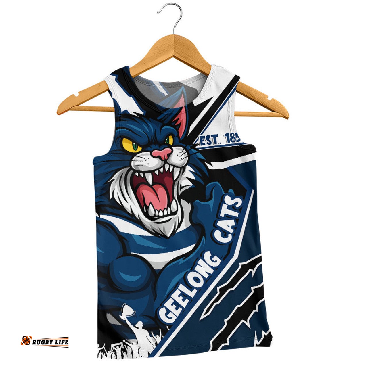 Amazing Aussie Geelong Cats Battlefield Glory Gear Men Tank Top
