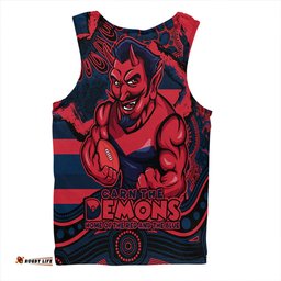 Amazing Aussie Melbourne Blazing Spirit Of Victory Men Tank Top