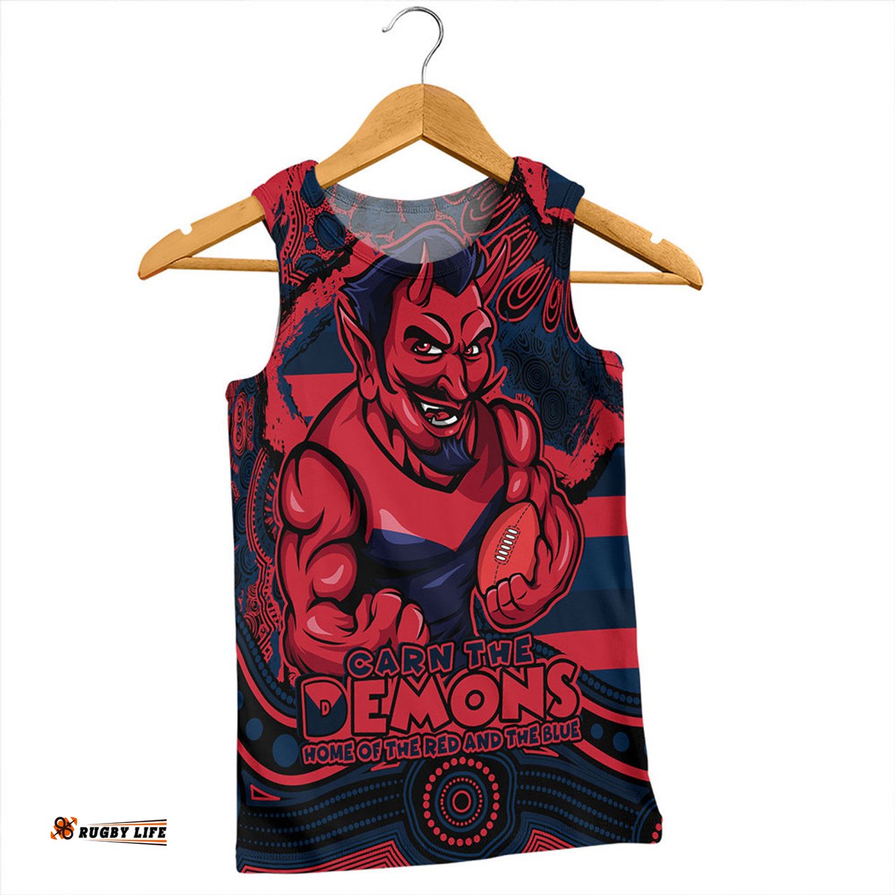 Amazing Aussie Melbourne Blazing Spirit Of Victory Men Tank Top