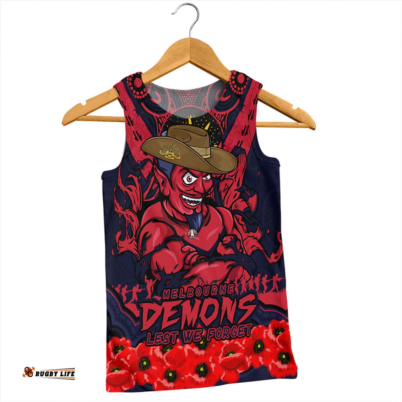 Amazing Aussie Melbourne Ripped Legacy Of The Game The ANZAC Spirit Lives On Men Tank Top