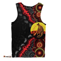 Amazing Aussie Indigenous Australian Aboriginal Didgeridoo Sunset Dreaming Men Tank Top