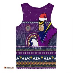 Amazing Aussie Melbourne Storm Christmas Custom Ugly Xmas And Aboriginal Patterns For Die Hard Fan Men Tank Top