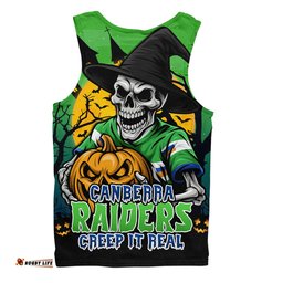 Amazing Aussie Canberra Raiders Dark Moon Rugby Halloween Battle Edition Men Tank Top