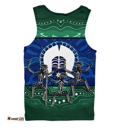 Amazing Aussie Indigenous Australian Aboriginal Torres Warrior Spirit NAIDOC Week Dance Edition Men Tank Top