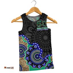Amazing Aussie Indigenous Australian Aboriginal NAIDOC Fifty Years Cultural Celebration Edition Men Tank Top