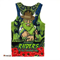 Amazing Aussie Canberra Raiders Ripped Legacy Of The Game The ANZAC Spirit Lives On Men Tank Top