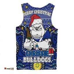 Amazing Aussie Canterbury Bankstown Bulldogs Christmas Custom Christmas Knit Patterns Vintage Jersey Ugly Men Tank Top