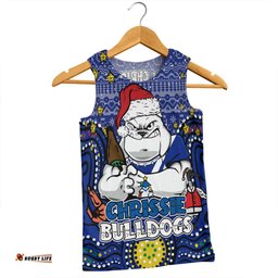 Amazing Aussie Canterbury Bankstown Bulldogs Christmas Custom Christmas Knit Patterns Vintage Jersey Ugly Men Tank Top