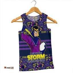 Amazing Aussie Melbourne Storm Champion���s Pride Comic Style Men Tank Top