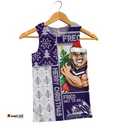 Amazing Aussie Fremantle Merry Christmas Knit Style Festive Spirit Men Tank Top
