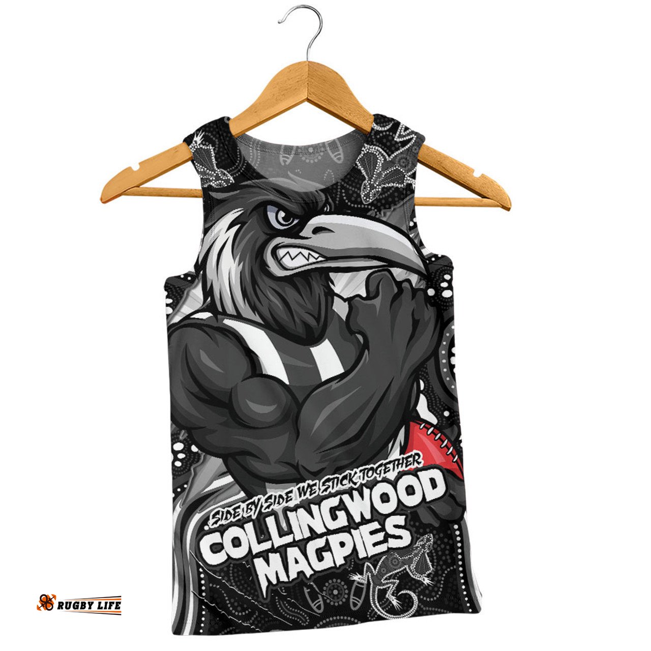 Amazing Aussie Collingwood Spirit Warriors Of The Game Men Tank Top