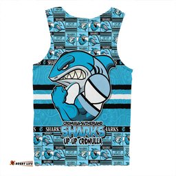Amazing Aussie Cronulla Sutherland Sharks Champion���s Pride Comic Style Men Tank Top