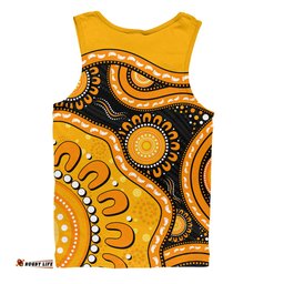 Amazing Aussie Indigenous Australian Aboriginal Sun Pathway Walkabout Men Tank Top